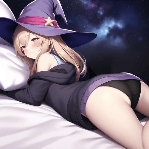 colorful witch #022