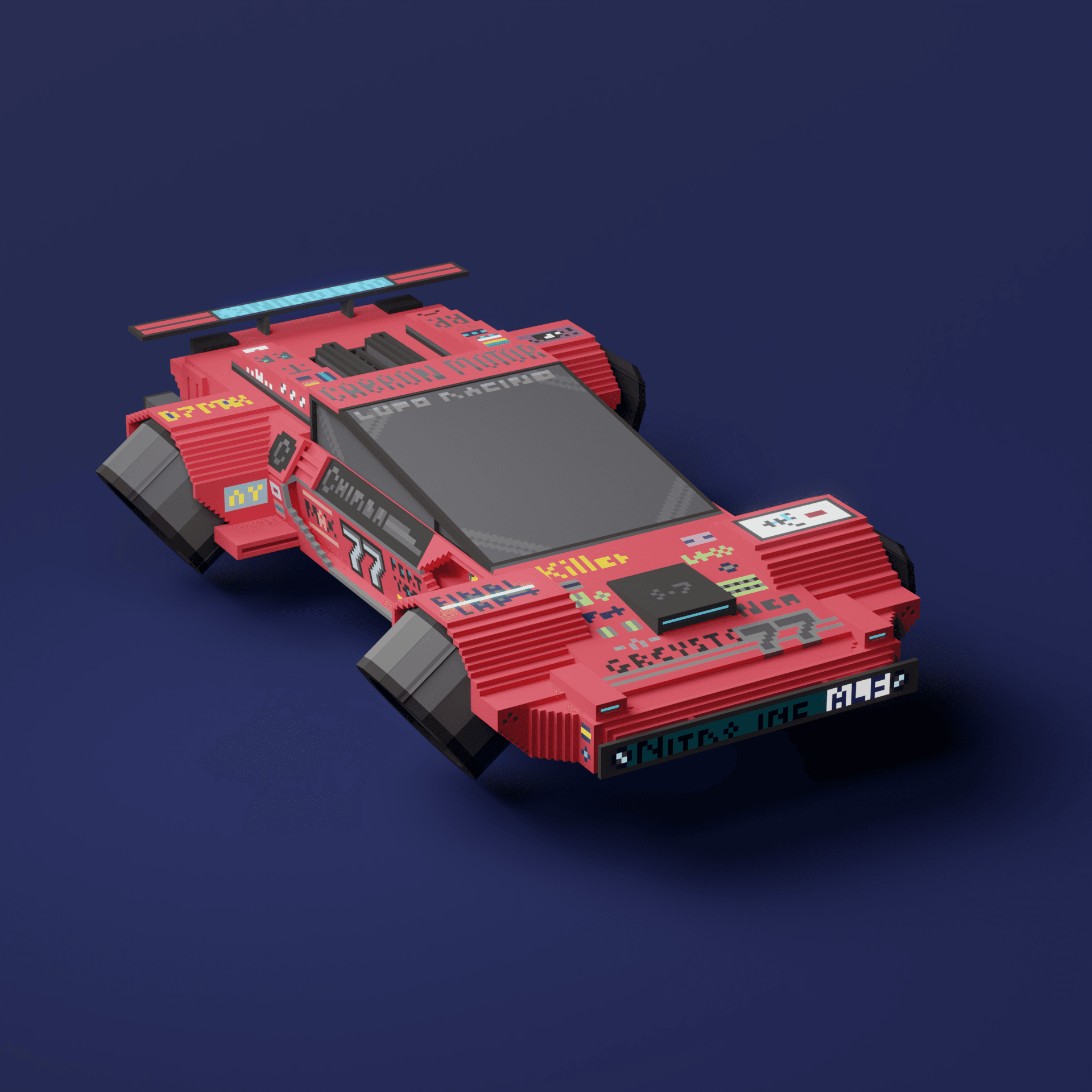Red Race Hovercar