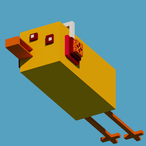 Flying Voxel Animals