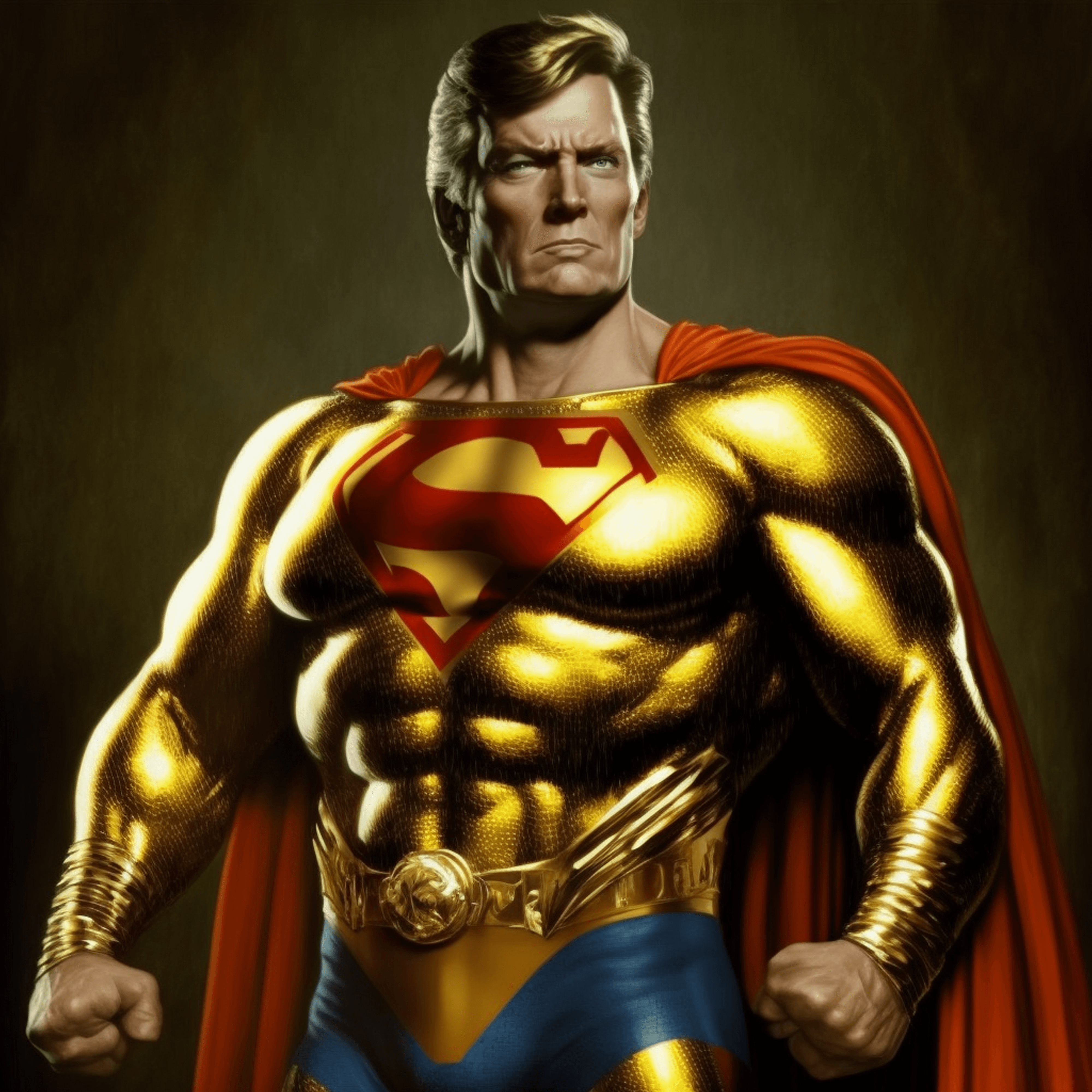 Superhero Gold No. 4 by Sollog