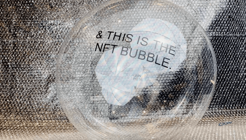 THE NFT BUBBLE MADE BY OONA