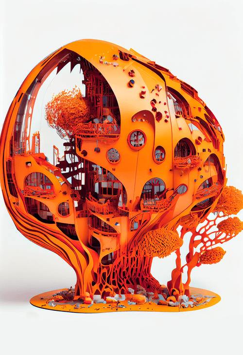 Fantasy Architecture Egg 17