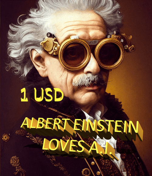 ALBERT EINSTEIN LOVES A.I.