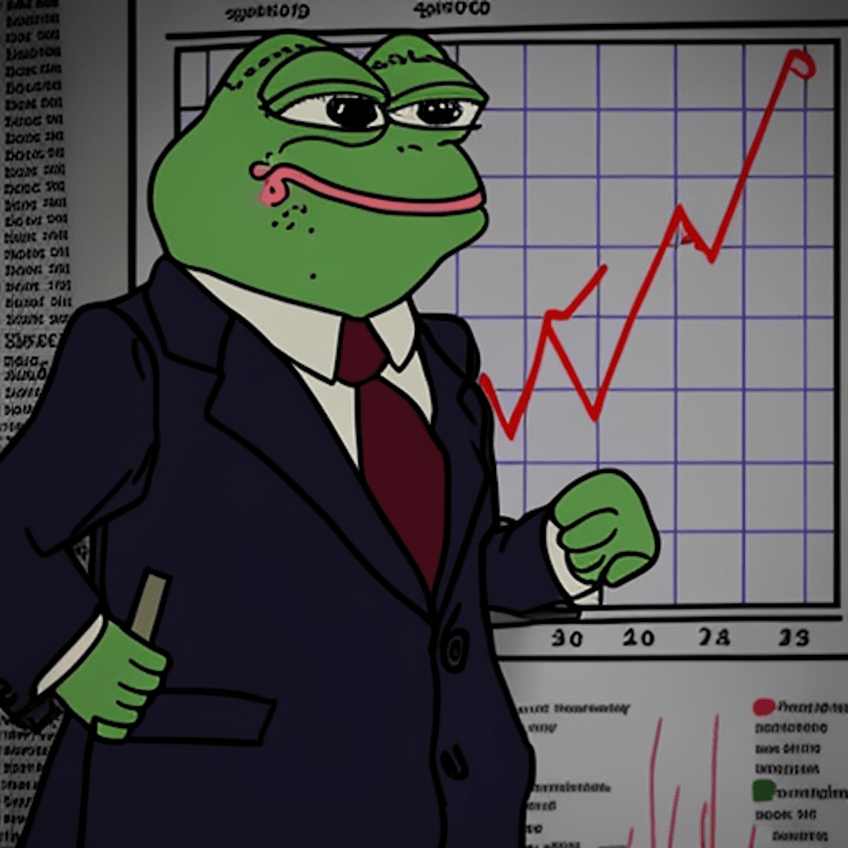 The Pepe Of Wall Street 716 The Pepe Of Wall Street Official OpenSea