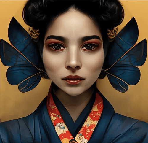 Geisha Warriors & Butterflies V3