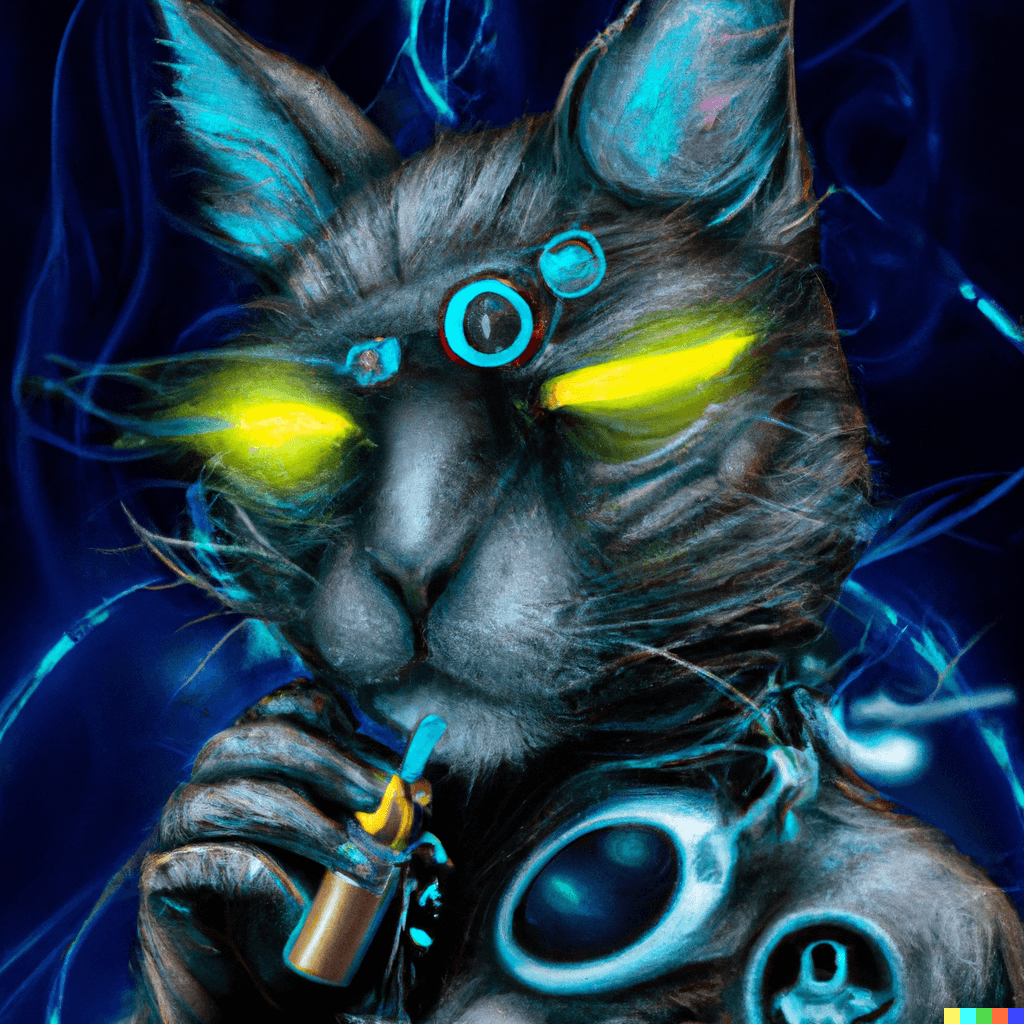 Nicotine Cat Cyborg 2
