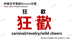 Nouns ⌐◨-◨ in Chinese characters 狂歡 collection image