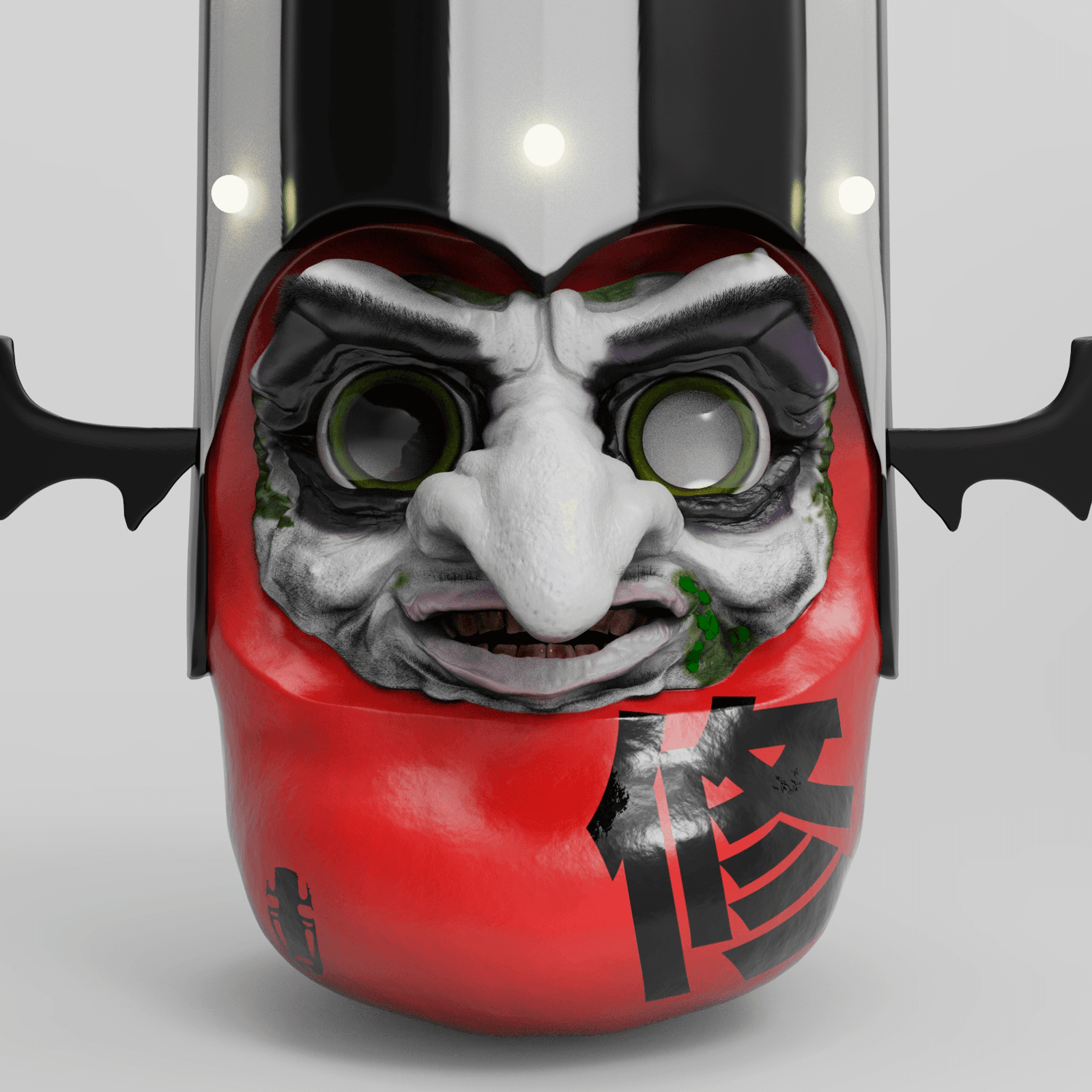 Daruma Beetlejuice Daruma hundred collection OpenSea