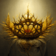 Golden crown of thorns