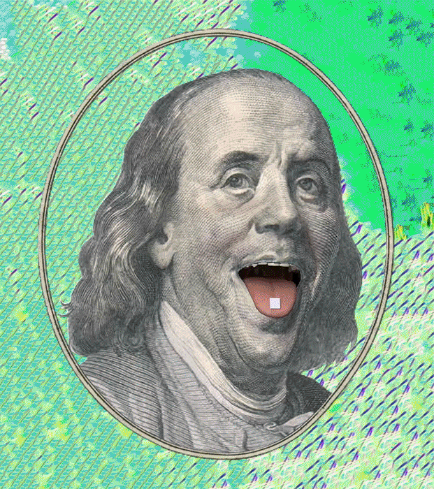 Benjamin Franklin on Acid