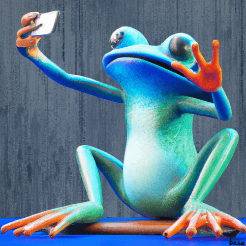 ANML:  Frog Selfie