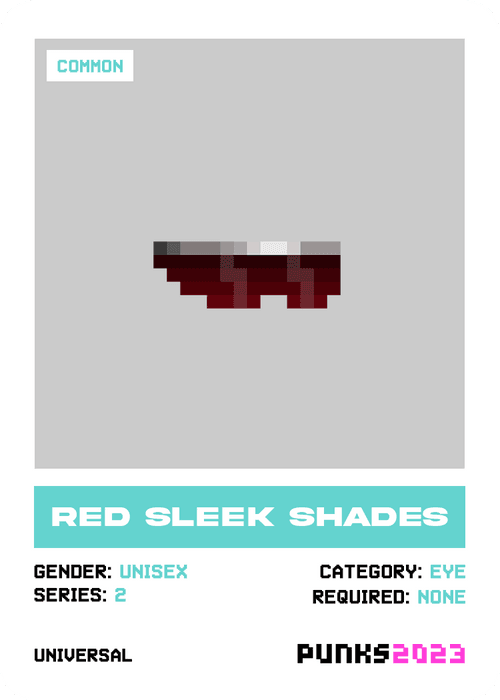 Red Sleek Shades