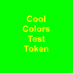 Cool Colors Test Token V2 collection image