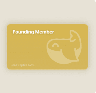 Non Fungible Tools Founding Membership