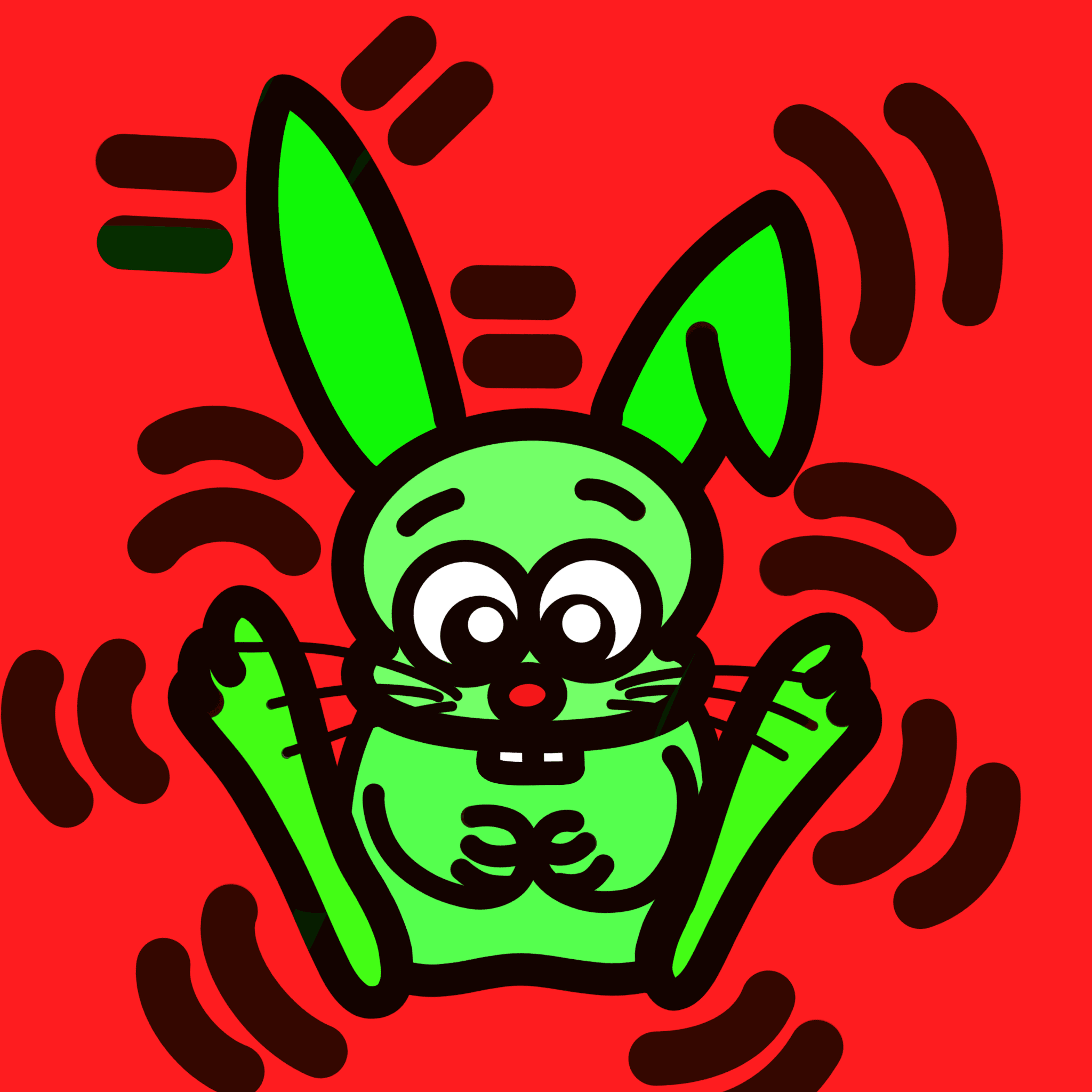help rabbit-colorful＃131