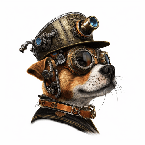 Steampunk Dog 4