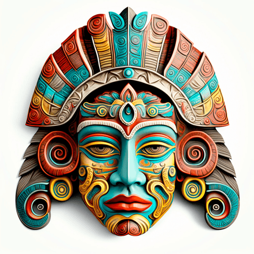 Mascara Precolombina 10