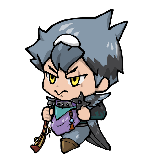 ゲームキャラ風Narukami-Pigeon #06017擬人化