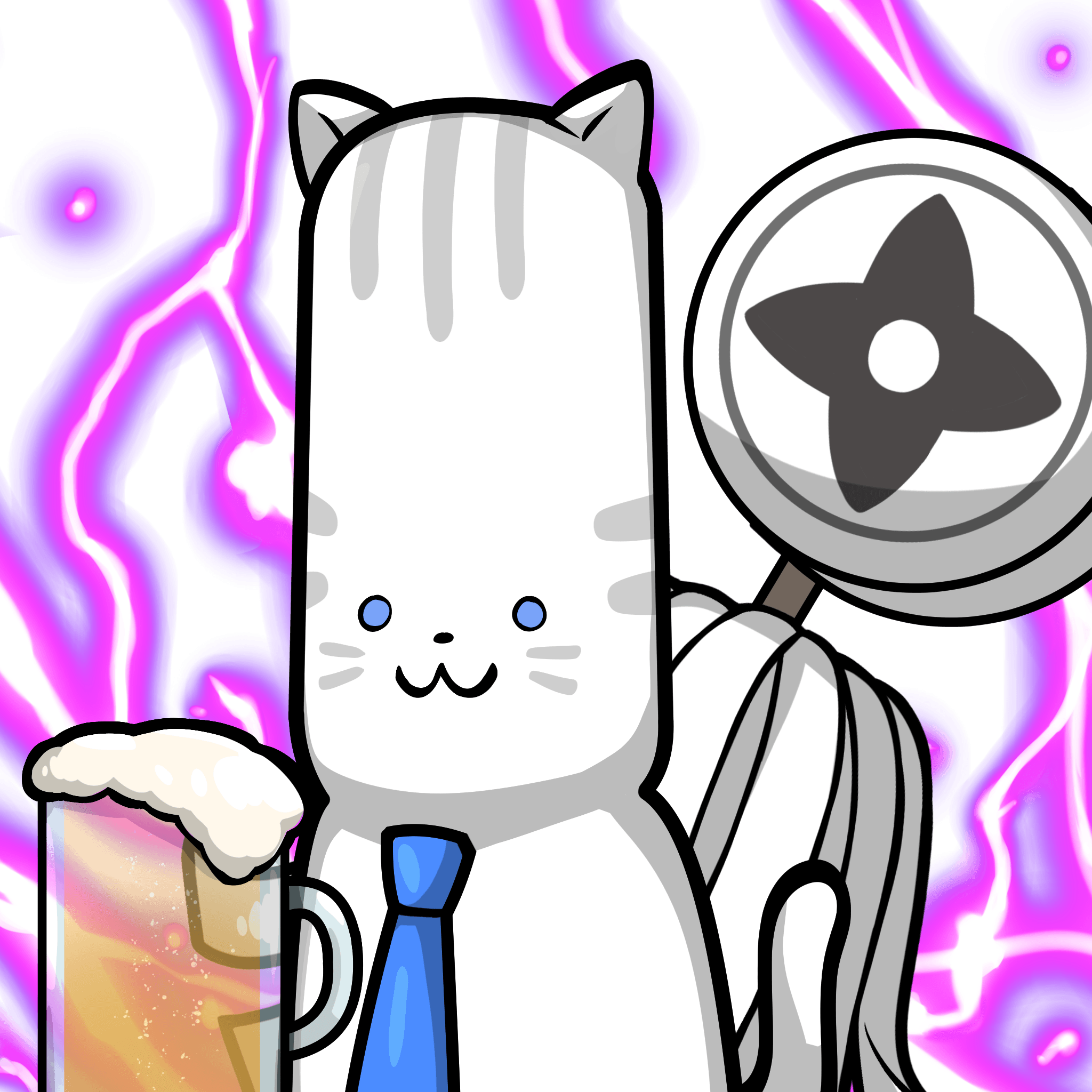 White cat-Origin #09601