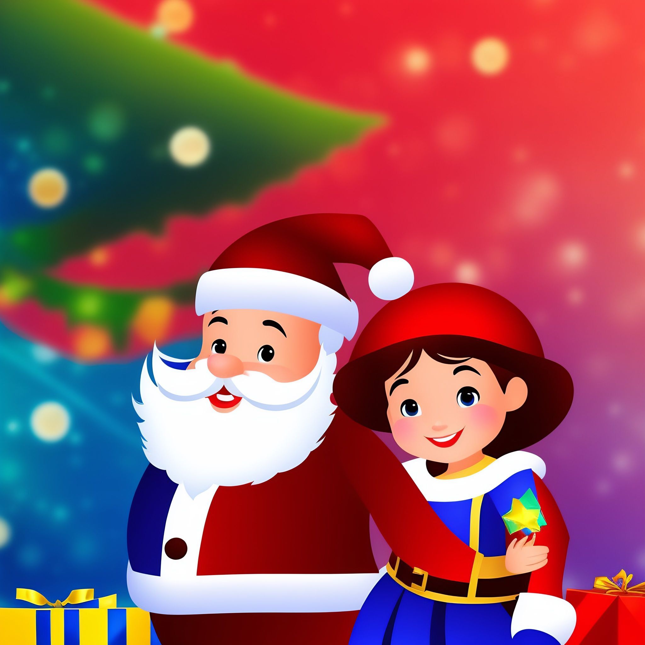 🎅 💃 Santa Claus with Tina 💃 🎅