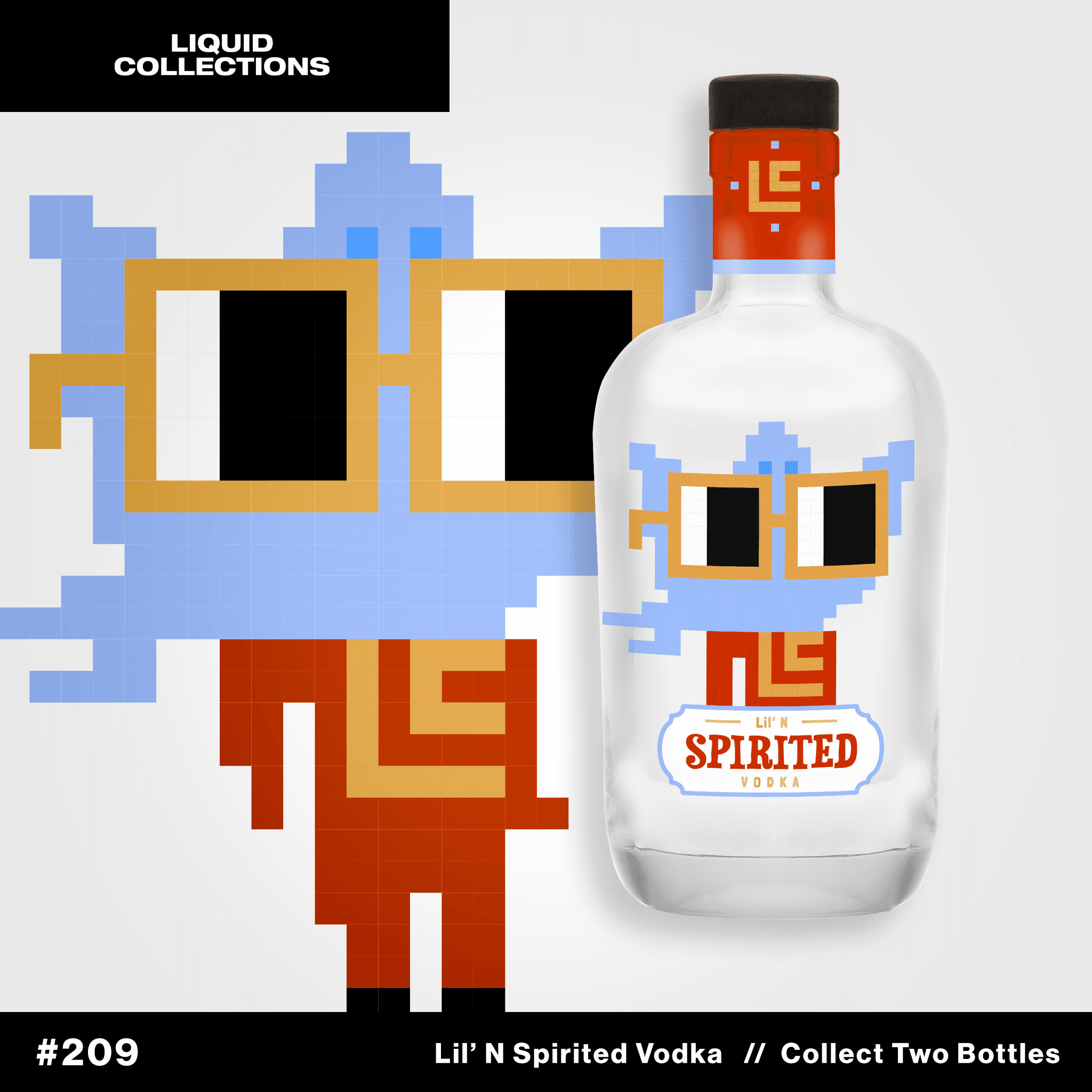 Lil Noun Spirited Vodka #209
