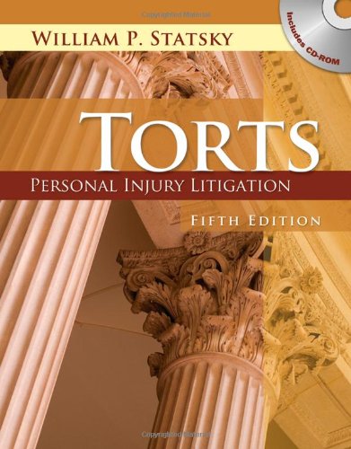 ( asZl2 ) GET Torts: Personal Injury Litigation by  William P. Statsky ( 0K8H ) 66