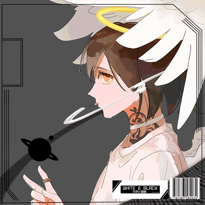 𝕎ℍ𝕀𝕋𝔼 ＆ 𝔹𝕃𝔸ℂ𝕂 天使と悪魔 #13   TSGC×Deverso Special NFT