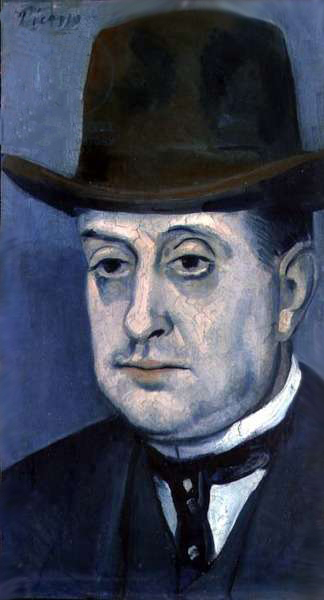 Portrait of Louis Vilaro - Pablo Picasso