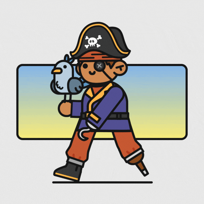 #LetsWalk - Pirate #058