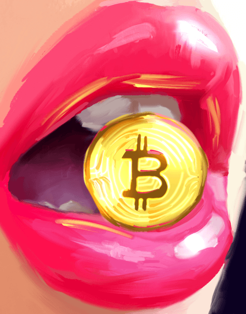Desire on lips