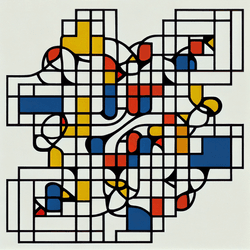 Mondrian's Labyrinth by Lilia collection image