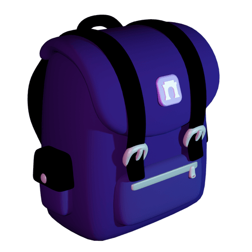 Blobs x Farcaster Backpack 3/100