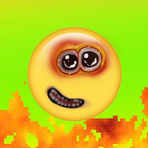 Cursed Emoji PNG Isolated Pic