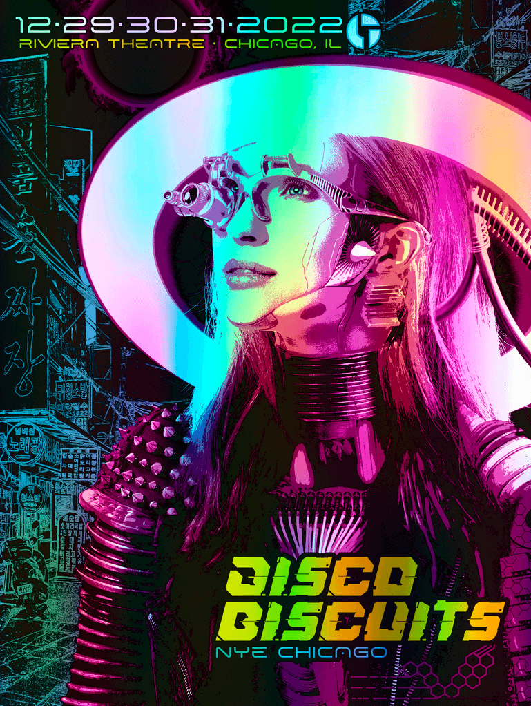 Disco Biscuits New Years 2022 by Jeff Wood
