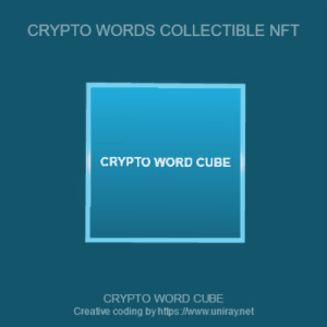 Crypto Word Cube collection image