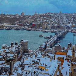 Istanbul view from Galata Tower collection image