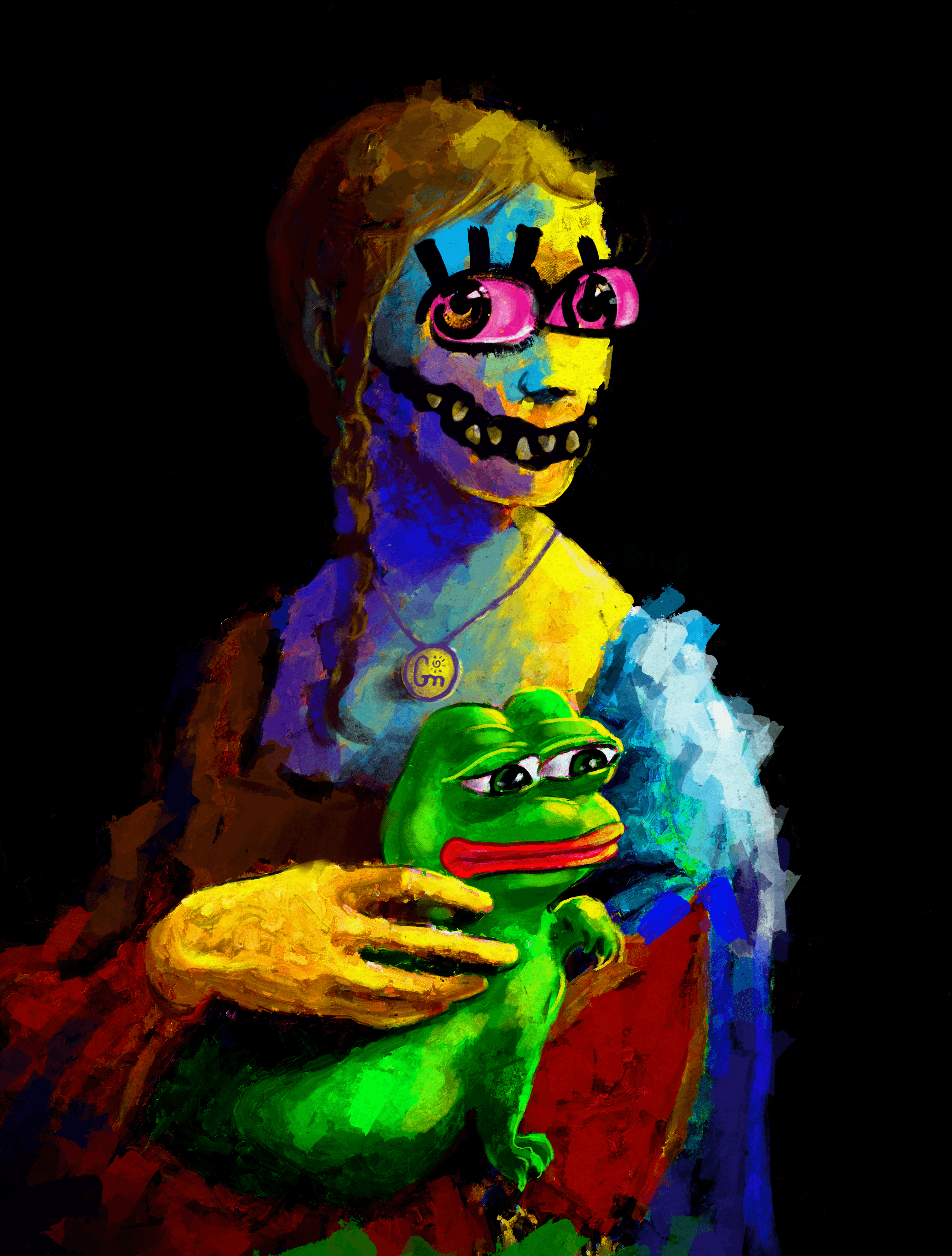 Girl with Pepe