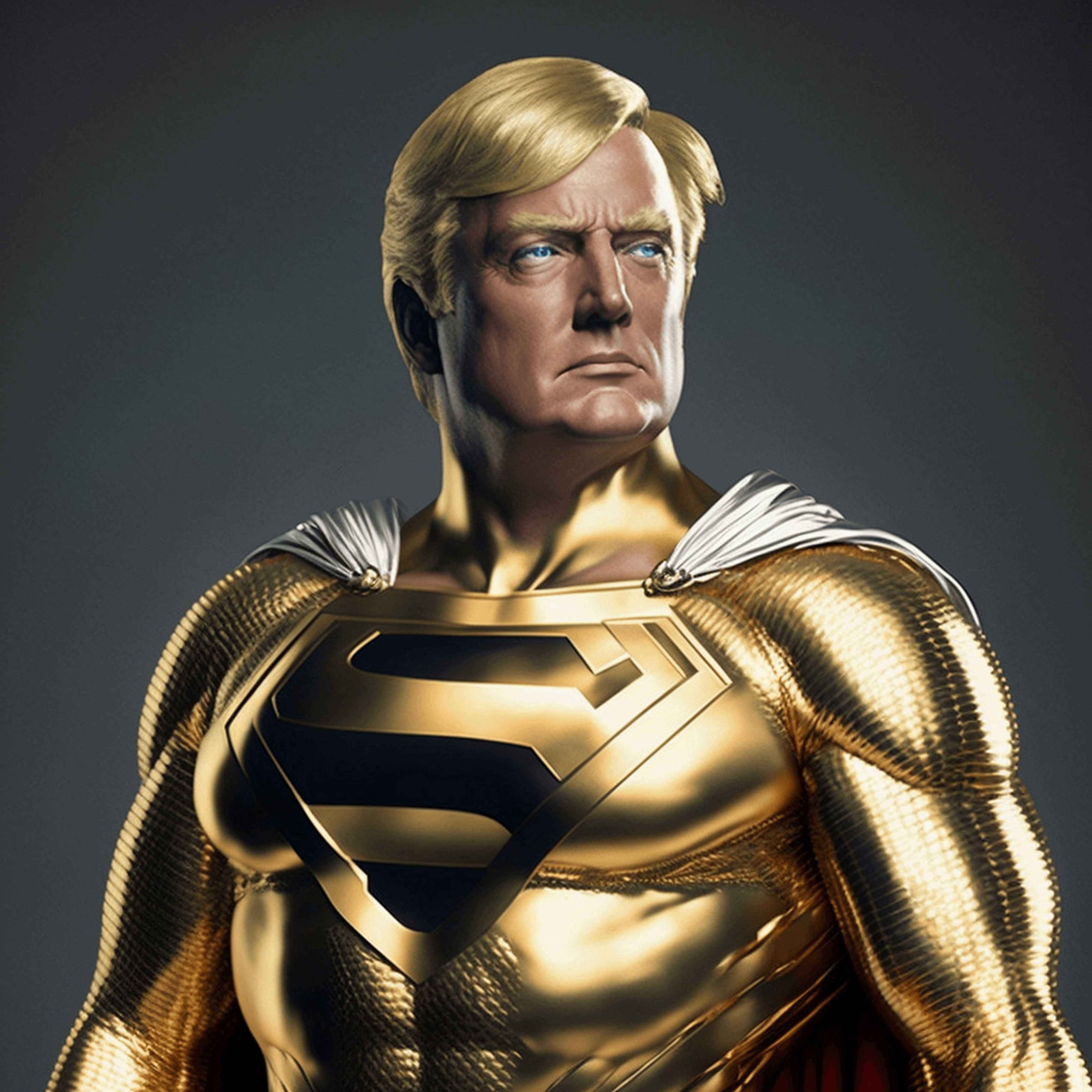 Superhero Gold No. 9 by Sollog