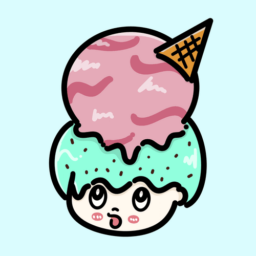 RoundFace 06(icecream)