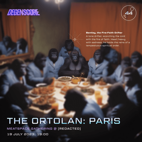 The Ortolan: Paris - 2023 Ticket