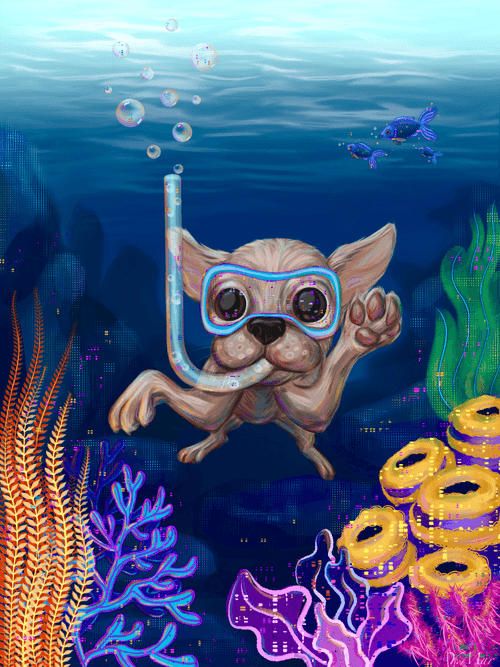 Underwater ocean world