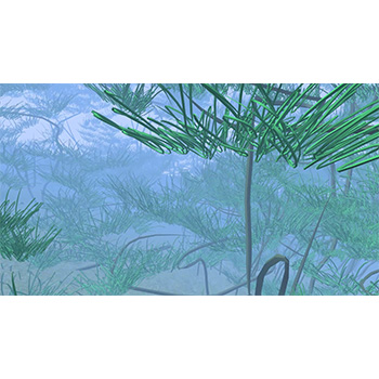 Virtual Tohaku NFT_Pine forest in fog
