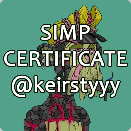 Keirstyyy Simp Certificate