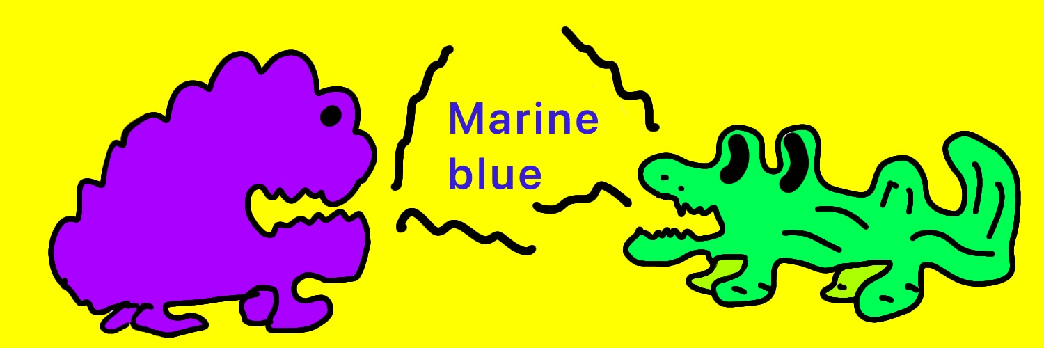 Marineblue banner