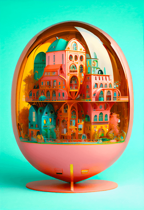 Fantasy Architecture Egg 3