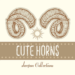 Cute horns collection image