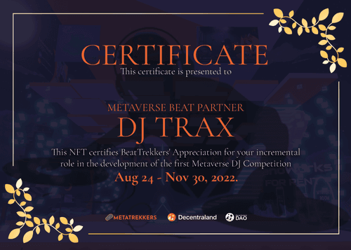 BeatTrekkers Venue Partner - DJ Trax