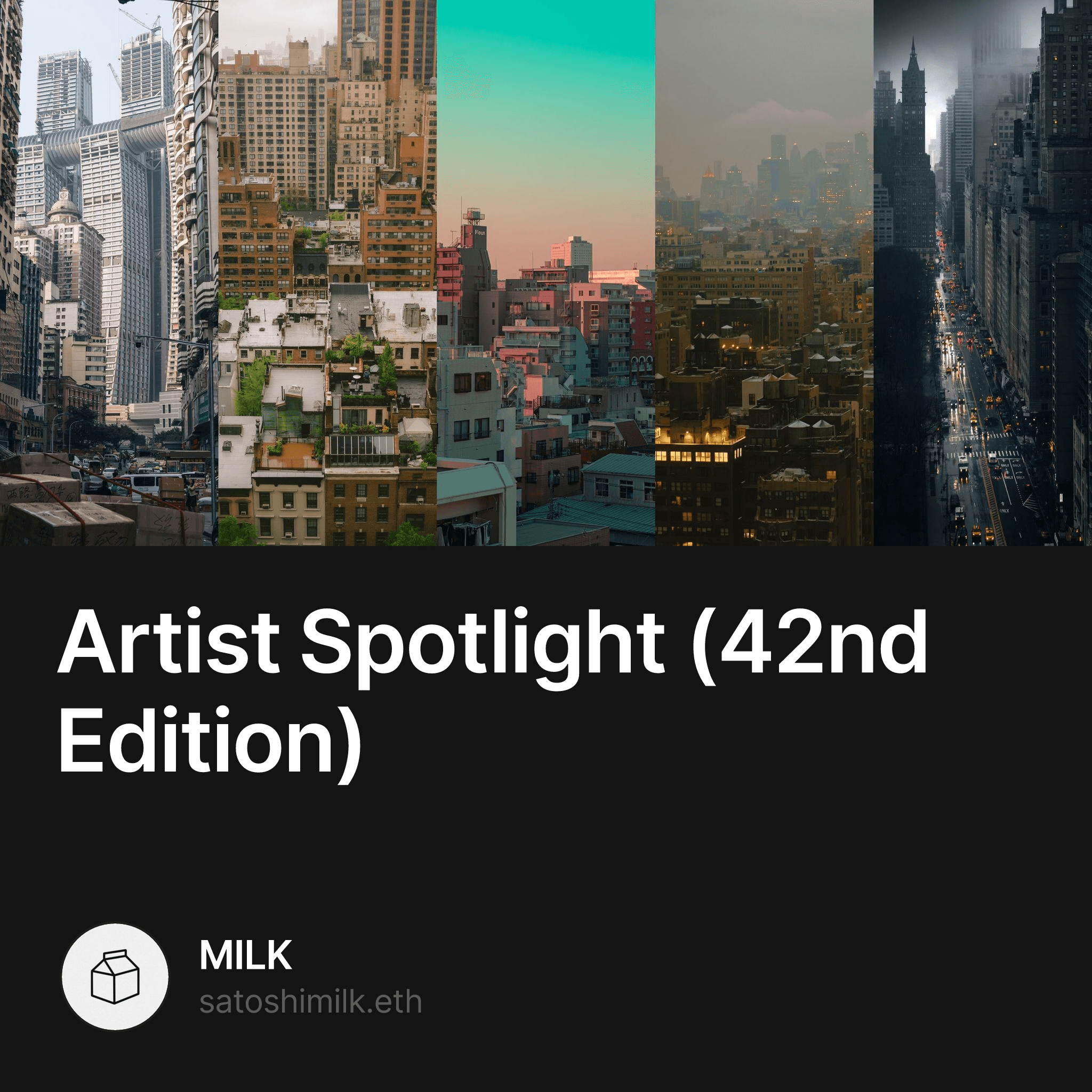 Artist Spotlight (42nd Edition) - Collection | OpenSea