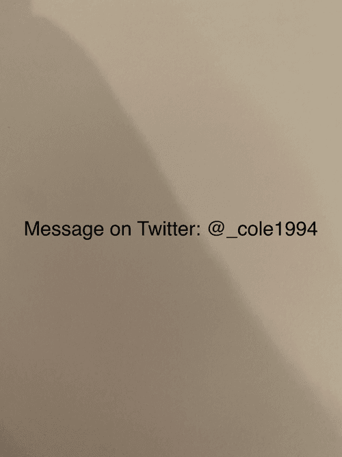 message on twitter