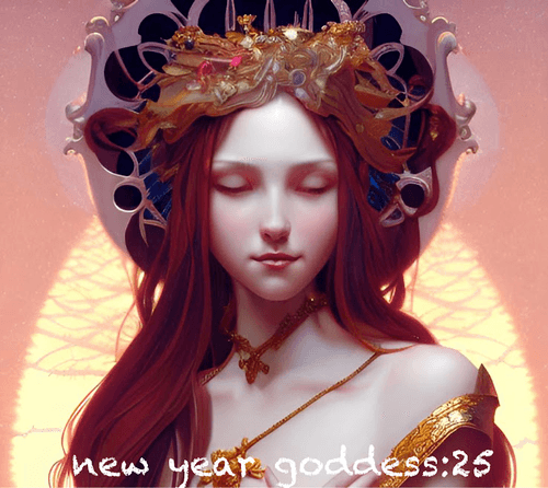 New Year goddess＃025